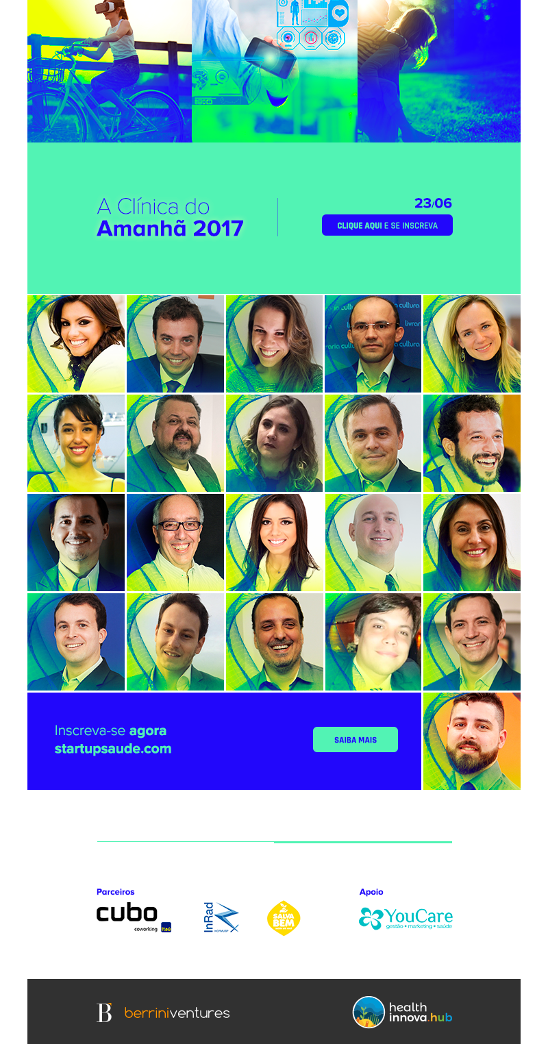 A Clínica do Amanhã 2017! (23/6,CUBO) – Faltam 3 dias e < 8&nbsp;vagas