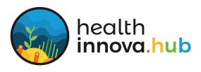 Logo Preto Health Innova HUB JPG