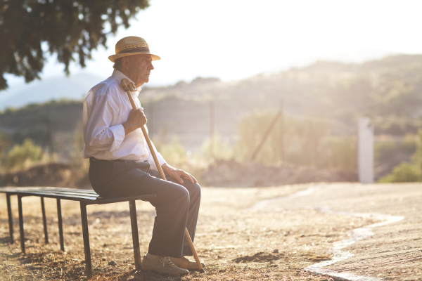 Portrait of a senior man