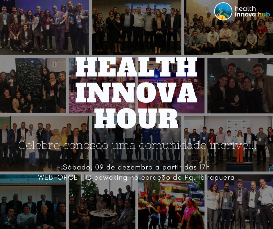 Health Innova Hour (09/12, 17hs) – A celebração de um ano&nbsp;incrível!