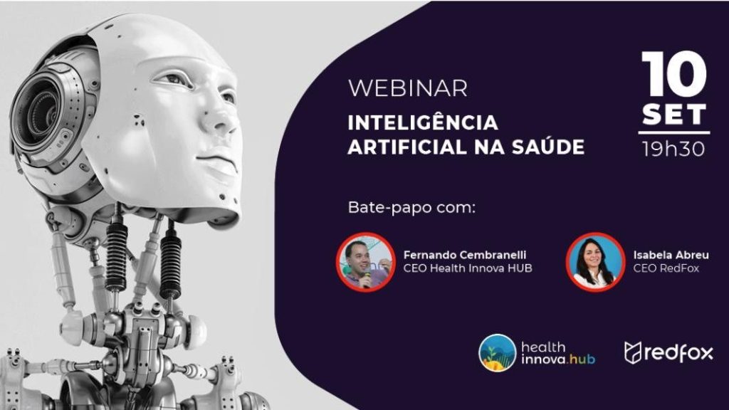 Webinar: Inteligencia Artificial, na Saude&nbsp;🇧🇷🤝👍