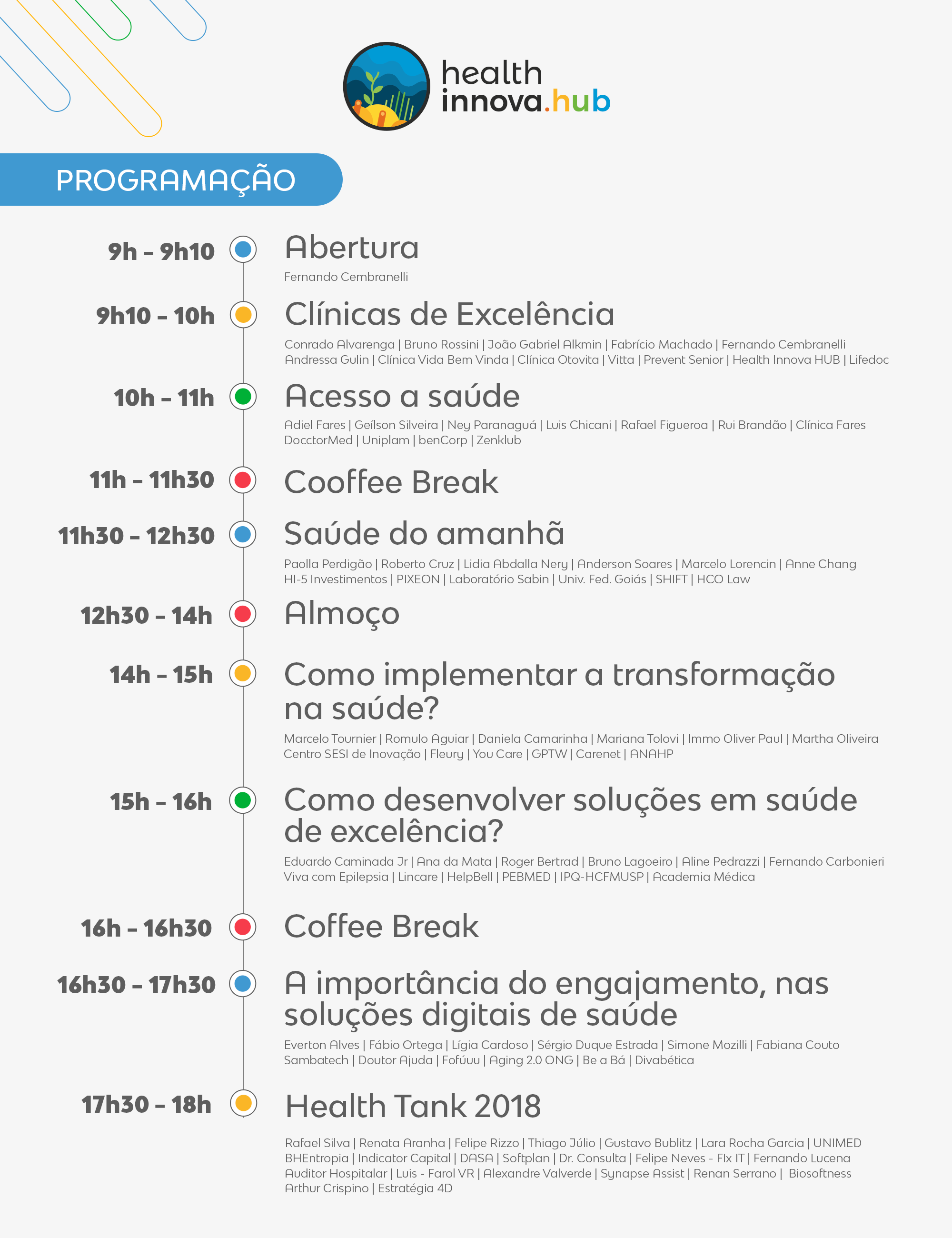 Programação Clínica do Amanhã 2018