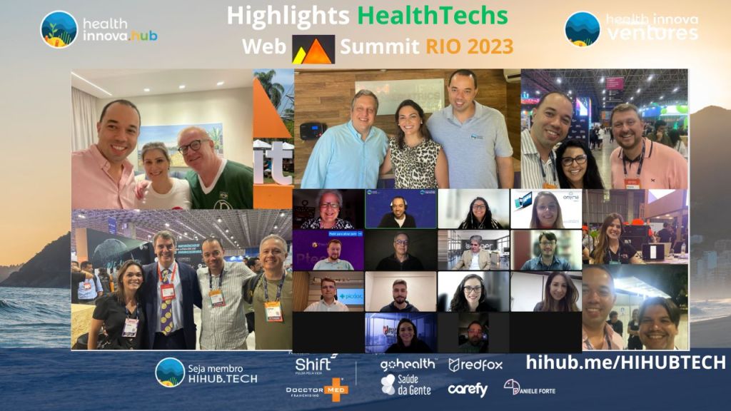 ✨LIVE✨Highlights HealthTechs WebSummit Rio 23 HIHUB.TECH🌎Ecossistema🏆Inovação♾️Saúde🚀
