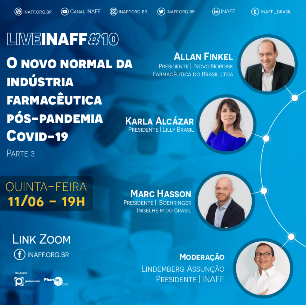 LIVE  INAFF: NOVO NORMAL DA INDÚSTRIA FARMACÊUTICA&nbsp;(11/06,19hs)