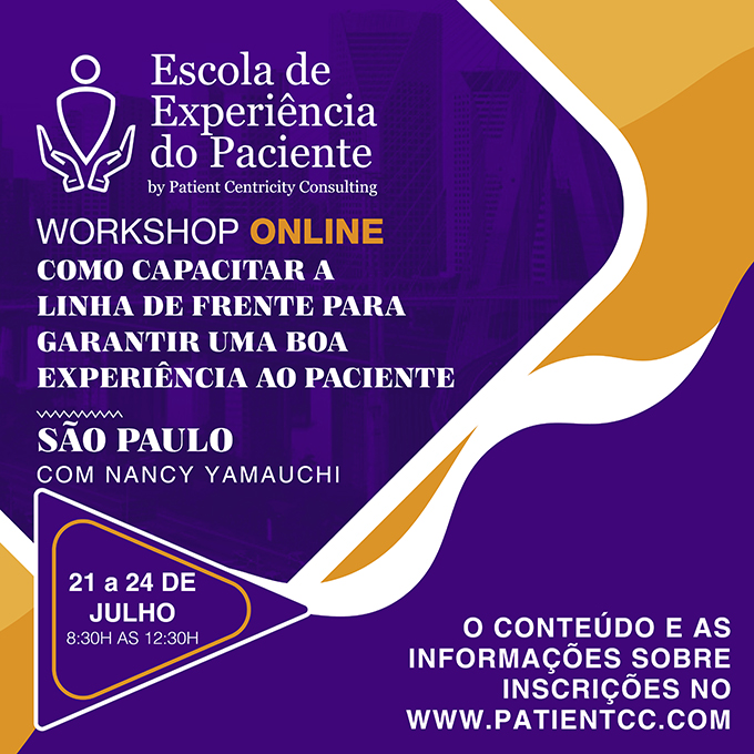 Workshop ONLINE – Como Capacitar a Linha de Frente para Garantir uma Boa Experiência do&nbsp;Paciente