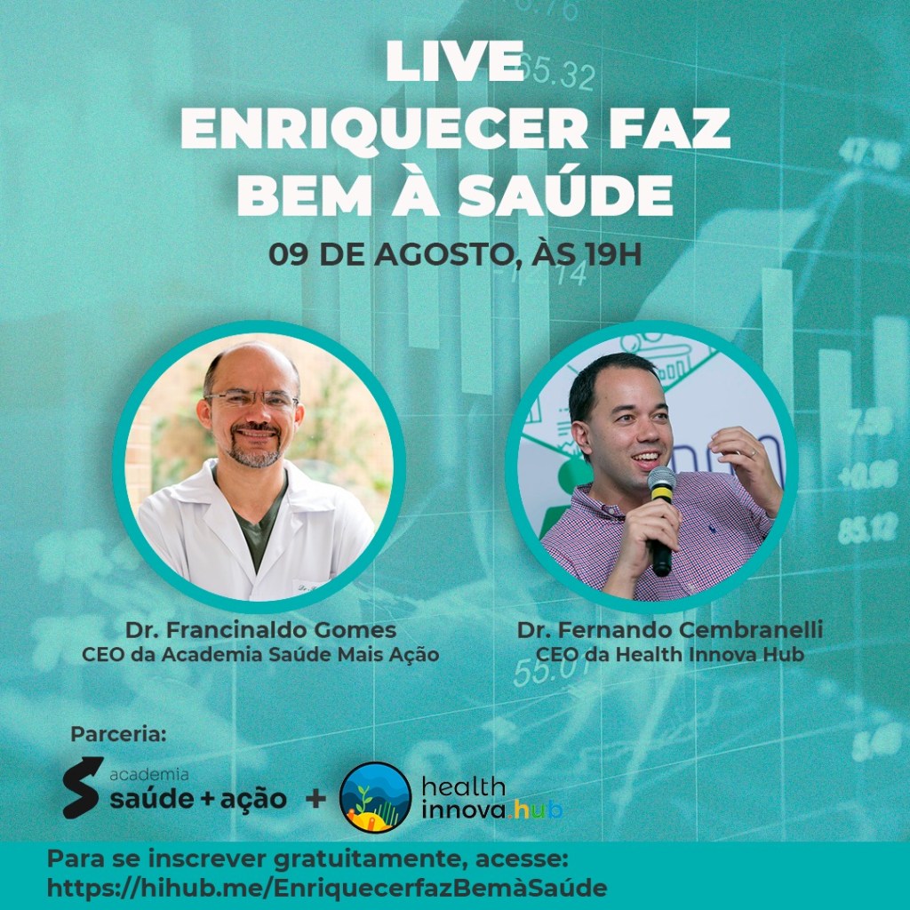 LIVE: “Enriquecer Faz Bem à Saúde”&nbsp;(09/08,19:00)