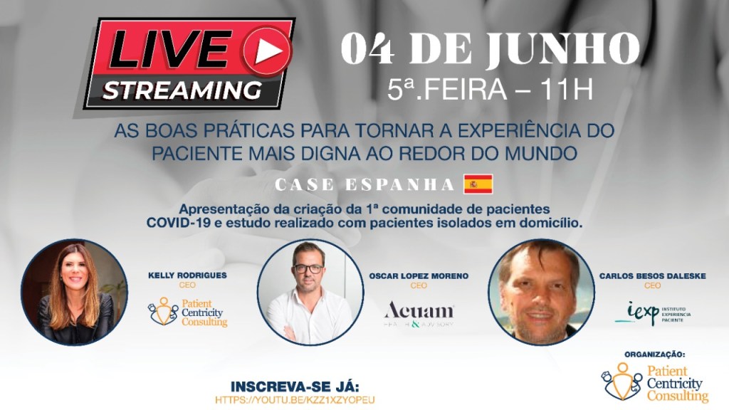 1a Comunidade de Pacientes COVID-19 na Espanha – LIVE&nbsp;ESPECIAL