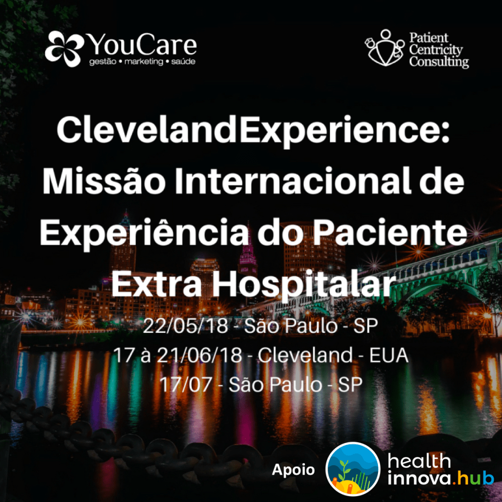 Cleveland Experience: Missão Internacional de Experiência do Paciente Extra Hospitalar (Início&nbsp;22/05/18,SP)