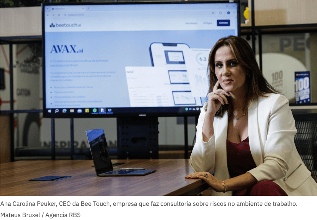 Empresas terão de ter mais atenção à saúde mental dos trabalhadores, a partir de Maio/2025. Qual será o Papel das HealthTechs ? (Yasmim Girardi, Zero Hora,&nbsp;11/12/24)