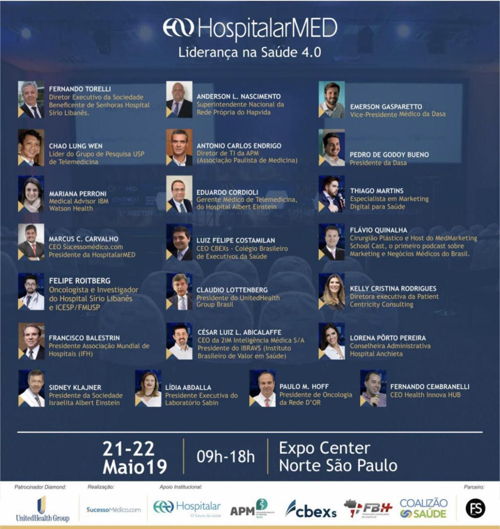 HospitalarMED: Liderança na Saúde 4.0 (21-22 Maio&nbsp;19)