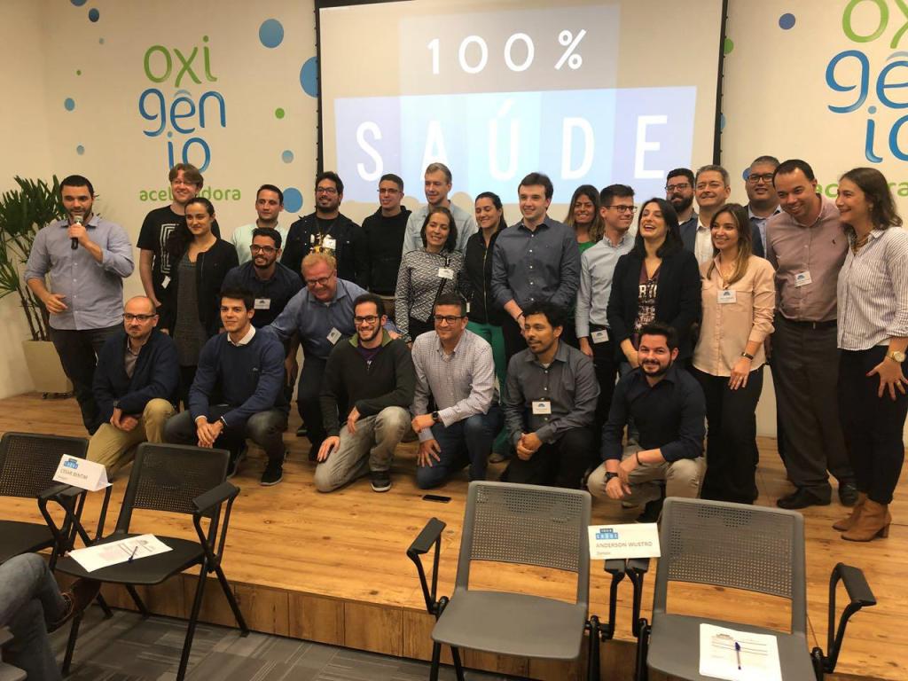 Programa 100% Saude (Prefeitura SP + IBM) faz mentoria na Oxigênio&nbsp;Aceleradora!