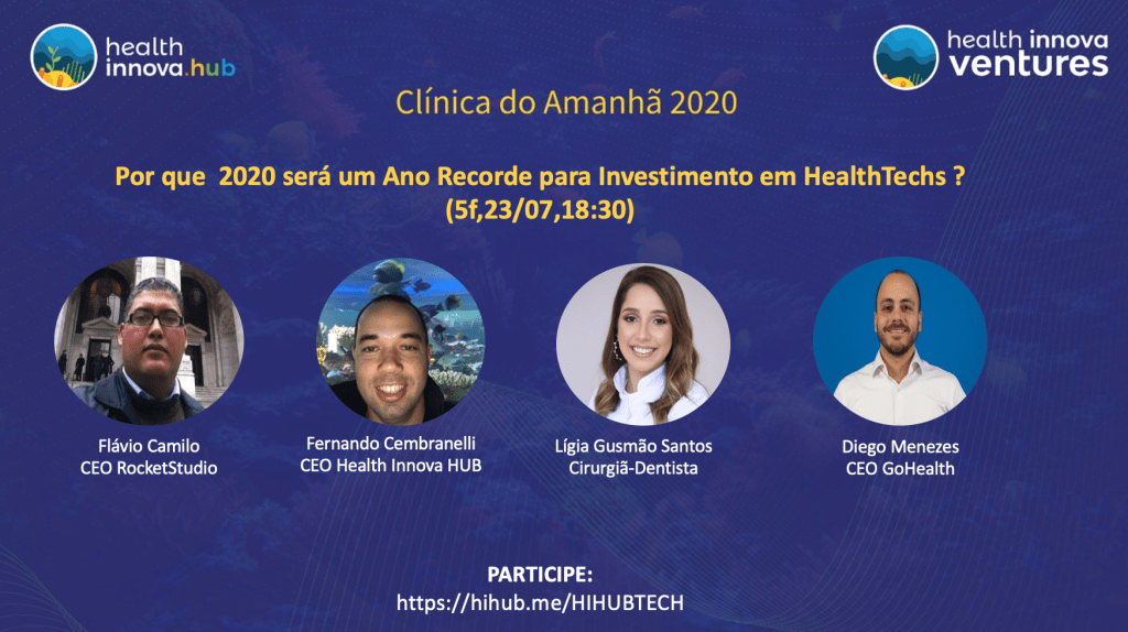 StartupSaude.com News@23/07: Investimento Recorde em HealthTechs, em&nbsp;2020