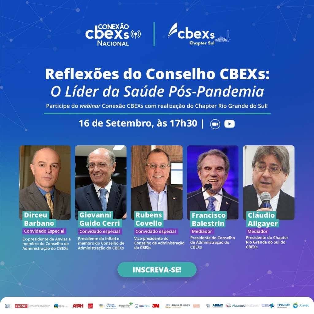 StartupSaude.com News@11/09: Reflexões do Conselho CBEXs – O Líder da Saúde&nbsp;Pós-Pandemia