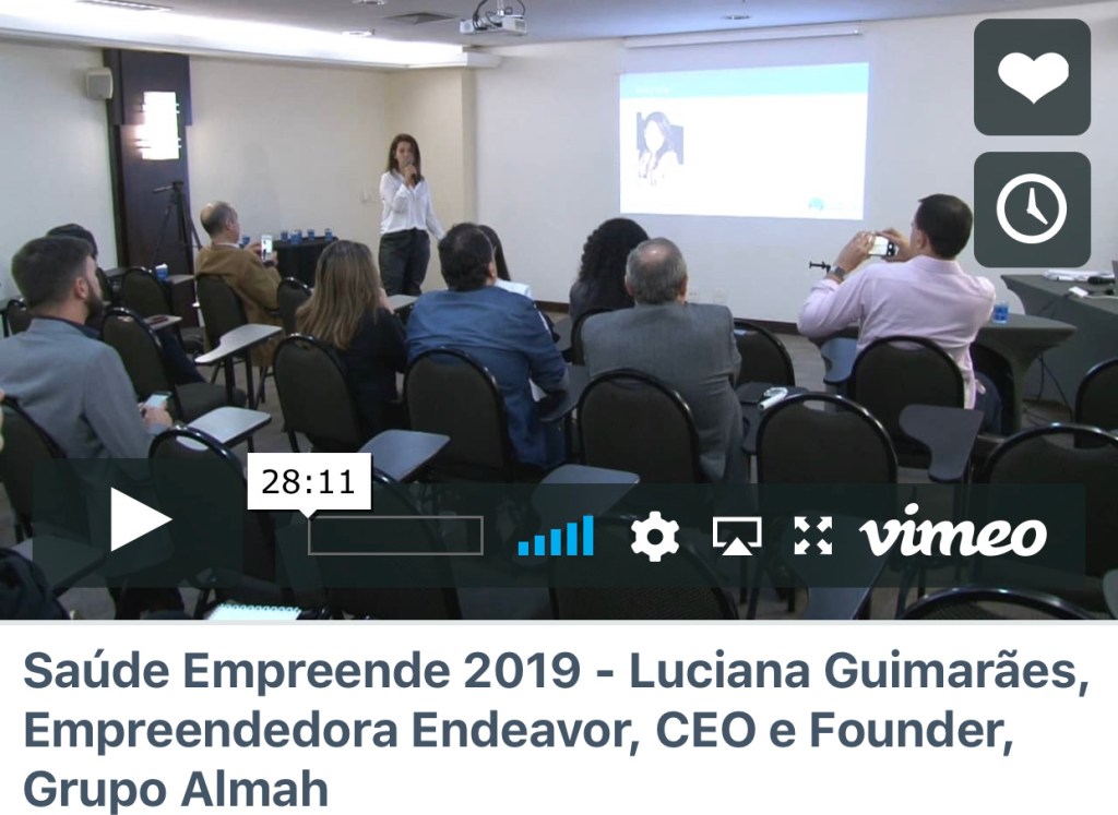 Saúde Empreende 2019 – Luciana Guimarães, Empreendedora Endeavor, CEO e Founder, Grupo&nbsp;Almah