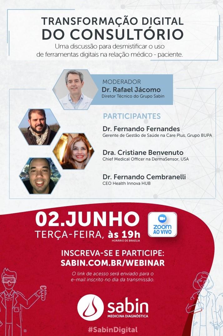 Transformação Digital do Consultório (02/06,19hs) por Sabin Medicina&nbsp;Diagnóstica