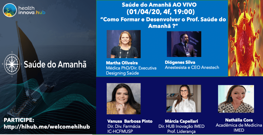 Saúde do Amanhã AO VIVO: Como formar e Desenvolver o Prof. Saúde do Amanhã ? (01/04,&nbsp;19:00)