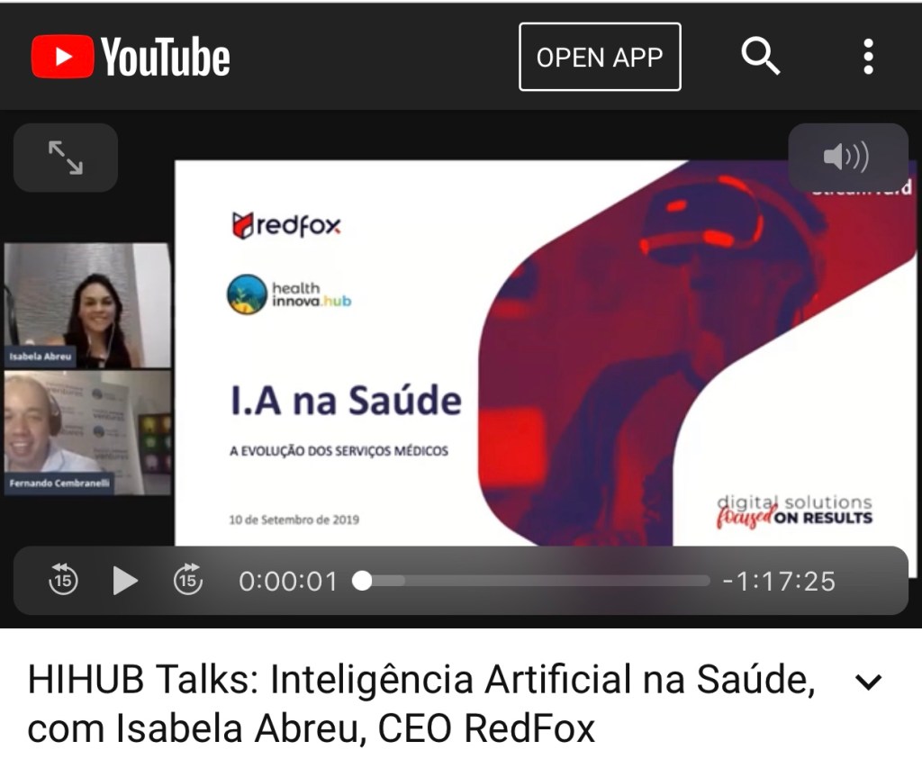 Confira HIHUB Talks, sobre IA na&nbsp;Saude!