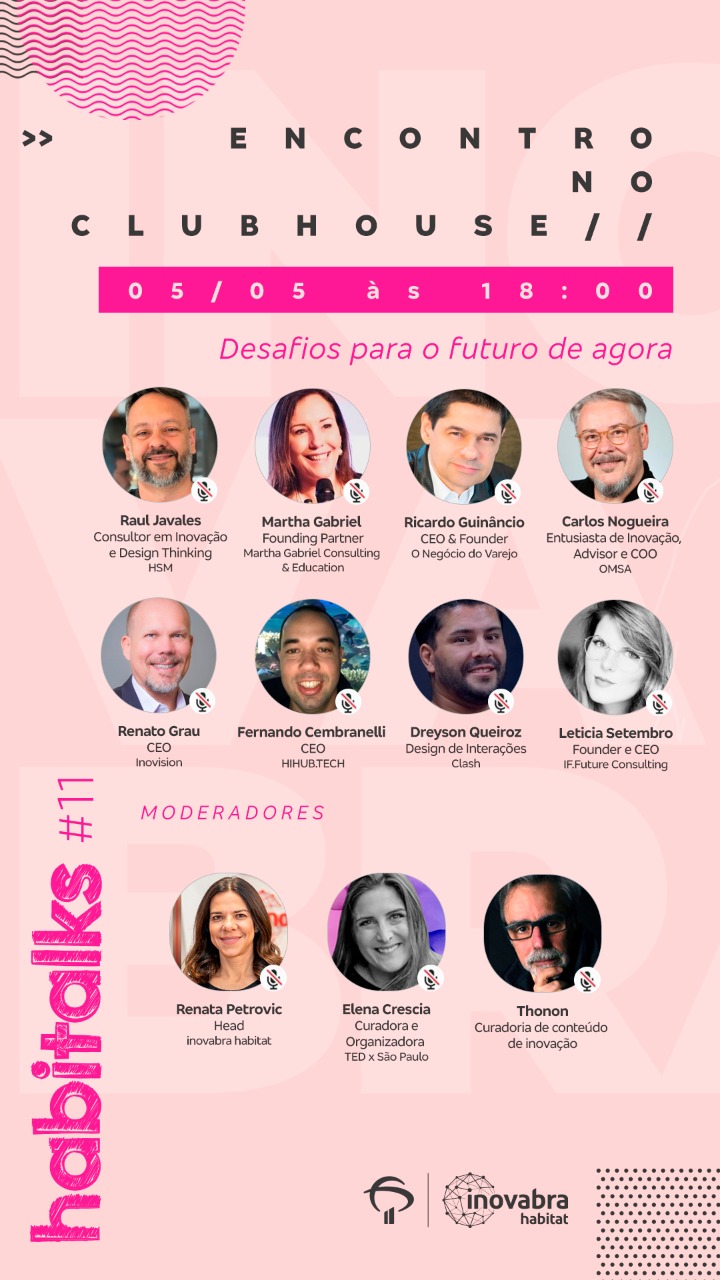 habitalks#11: Desafios para o Futuro de Agora&nbsp;(05/05,18:00)