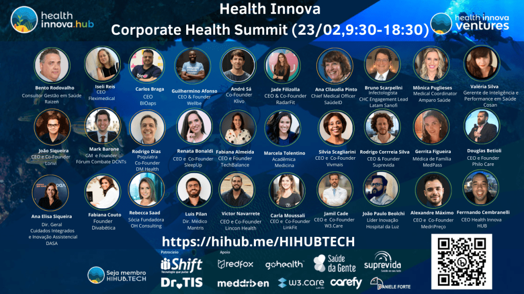 Health Innova Corporate Health Summit HIHUB.TECH🌎 (23/02,09:30-18:30) 