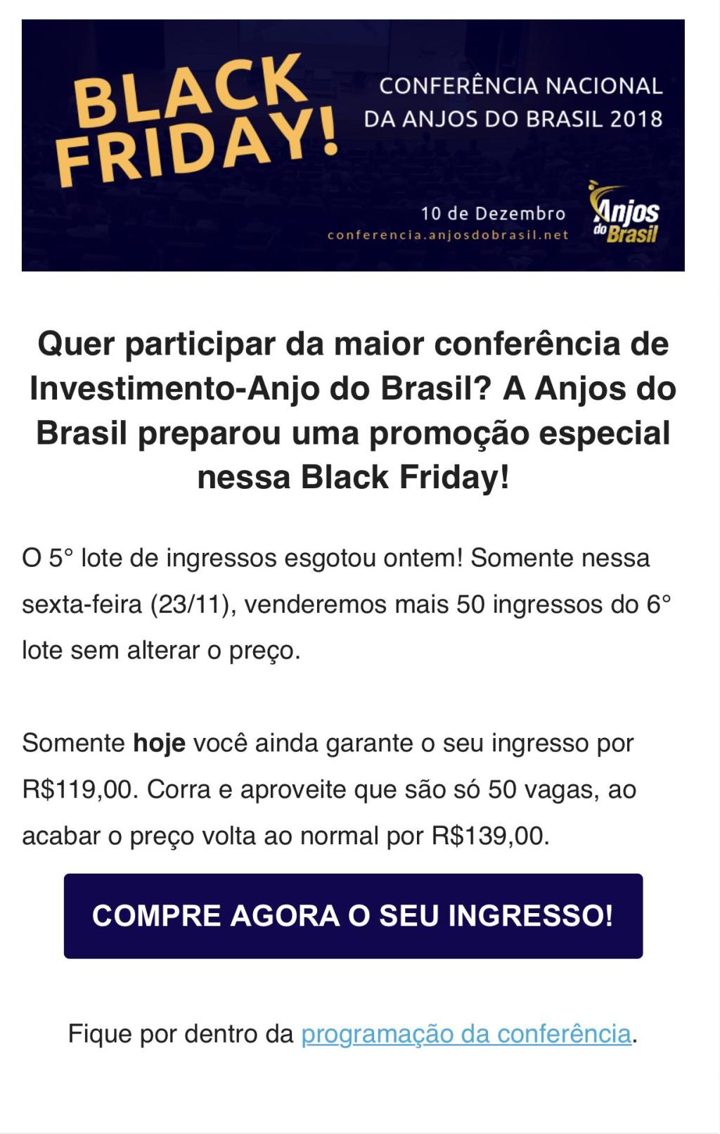 HIHUB INDICA: Conferência Anjos do Brasil&nbsp;(7/12,SP)