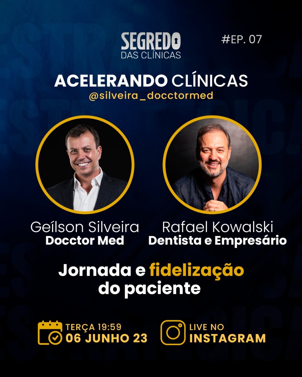 LIVE:JORNADA E FIDELIZAÇÃO DO PACIENTE&nbsp;(06/06,19:59)