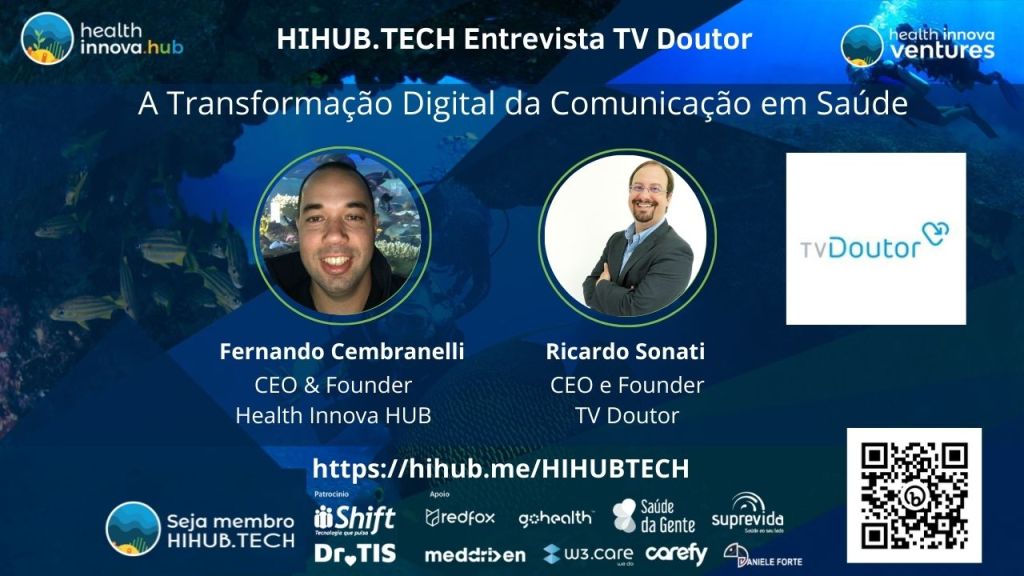 A Transformação Digital da Comunicação em Saúde, Ricardo Sonati, CEO & Founder TV Doutor 
